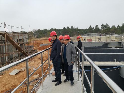 彭新军调研经开区污水处理厂工程建设情况